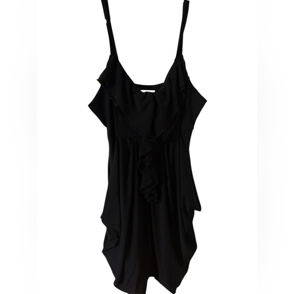 Maurices Dresses & Skirts - Elegant Maurice’s Black Ruffle Women's Dress with pockets! 2X NWOT!